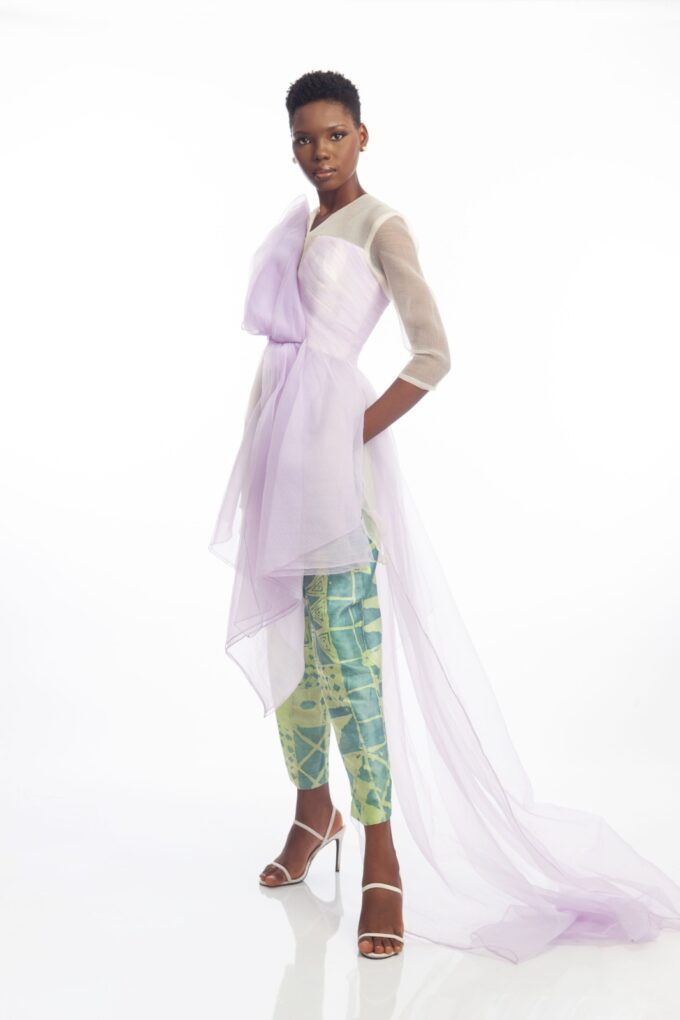 Rayo drapped top &oyo pants