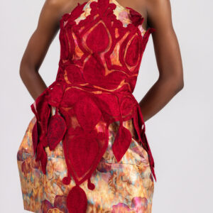 Kiki brocade dress