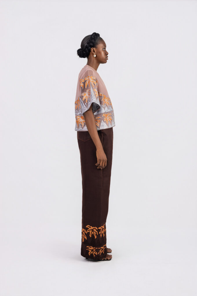 Abike aso oke deluxe pants