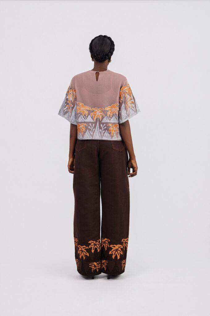 Abike aso oke deluxe pants