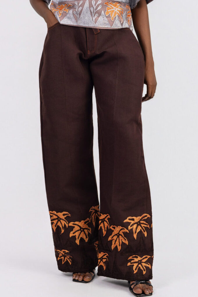 Abike aso oke deluxe pants