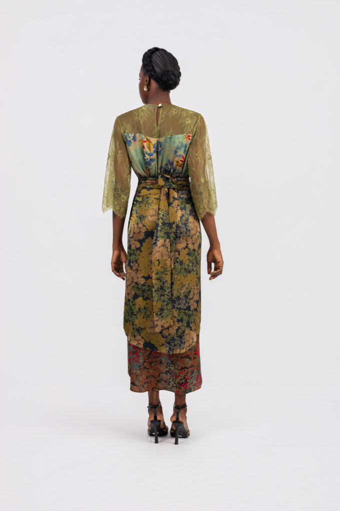 Valea blouse & wrapper set